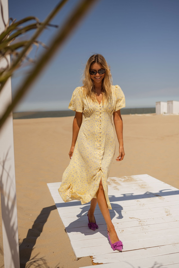 Liva - Robe Midi Éclairante