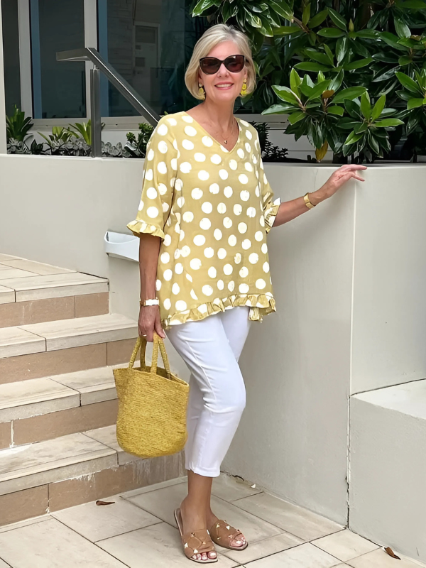 Dulce | Haut Vintage Imprimé