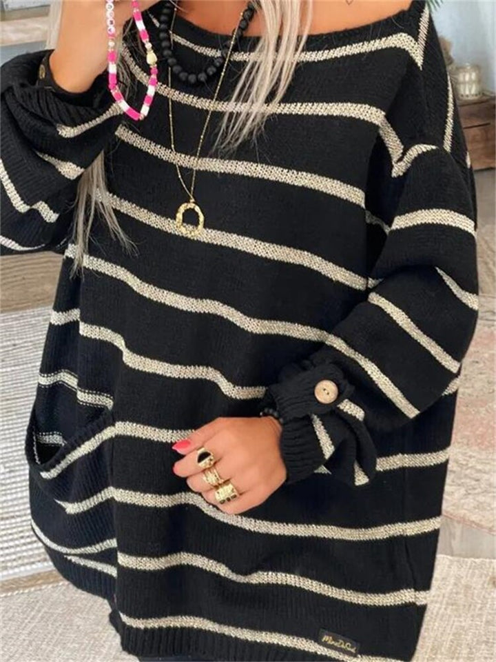 Zia - Pull Rayé Élégant