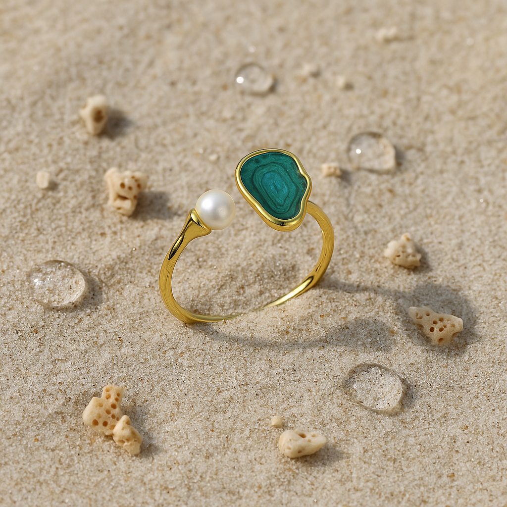 Lylia | Élégant anneau danse des abysses en argent 925 pour un style unique