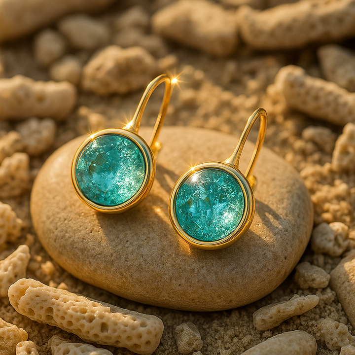 Aurela | Boucles d'oreilles pendantes élégantes inspirées par la mer