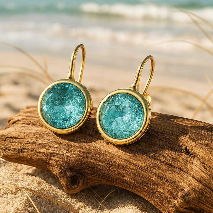 Aurela | Boucles d'oreilles pendantes élégantes inspirées par la mer