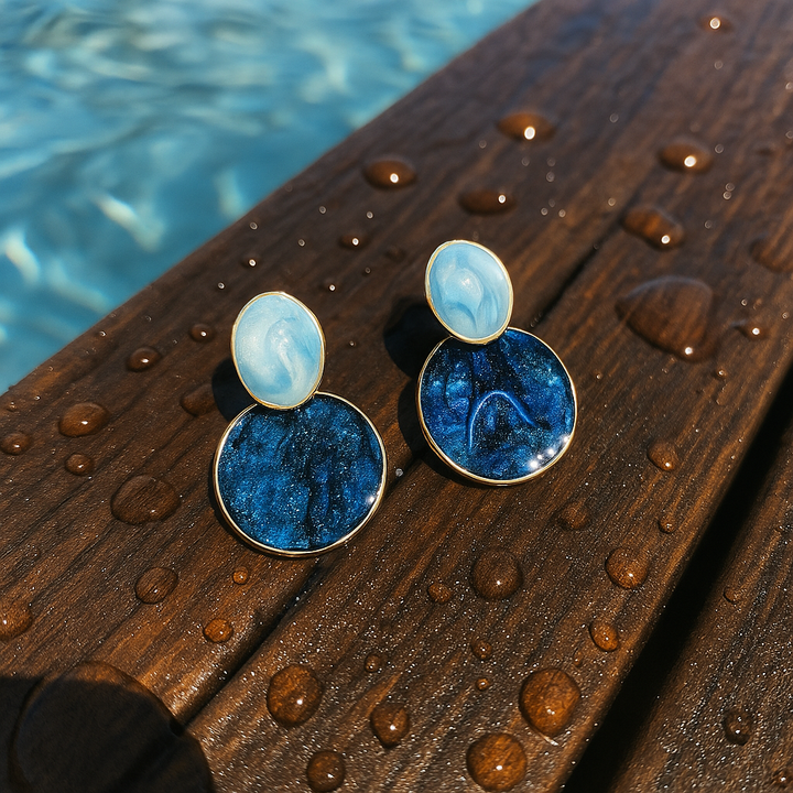 Eliara | Boucles d'oreilles élégantes inspirées du ciel et du fond marin