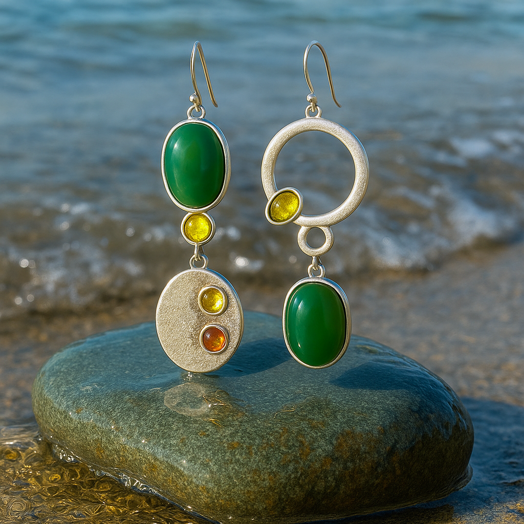 Bonny | Boucles d'oreilles pendantes élégantes en argent pour un look sophistiqué