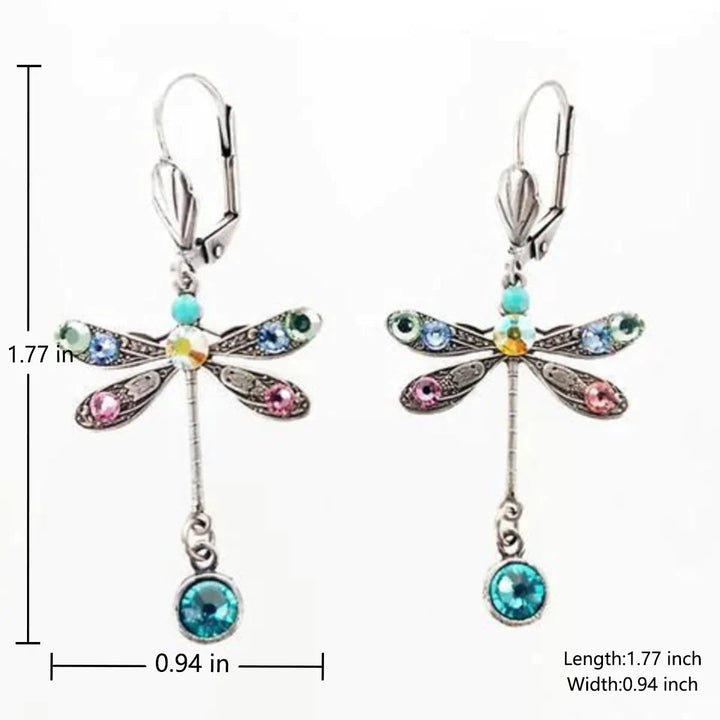 Boucles d'oreilles élégantes avec papillon de dragon sculpté