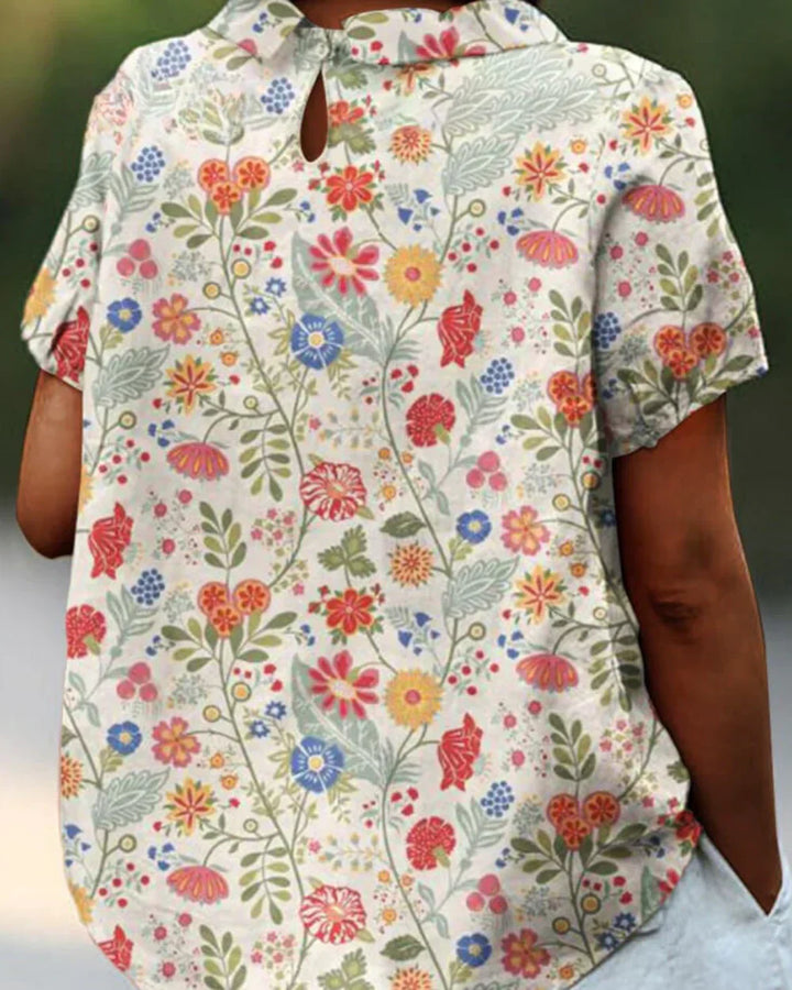 Joanne - Chic Floral Blouse