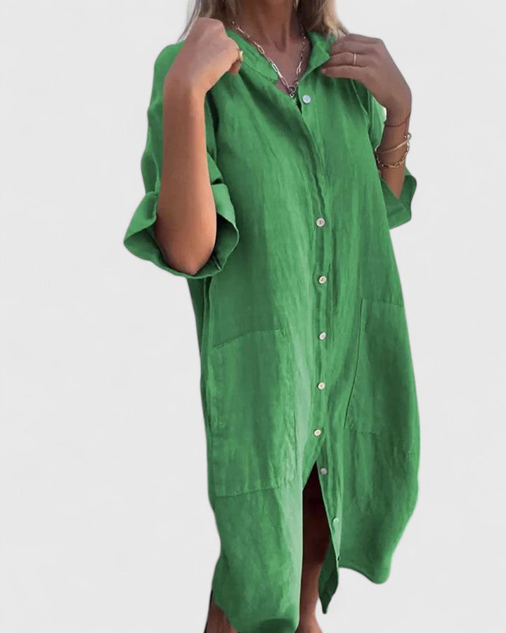 Marella - Robe En Lin Élégante