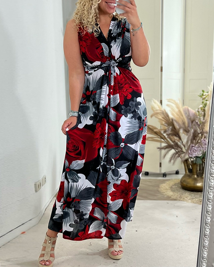 Sacha - Élégante Robe Maxi Été