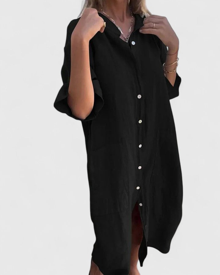 Marella - Robe En Lin Élégante