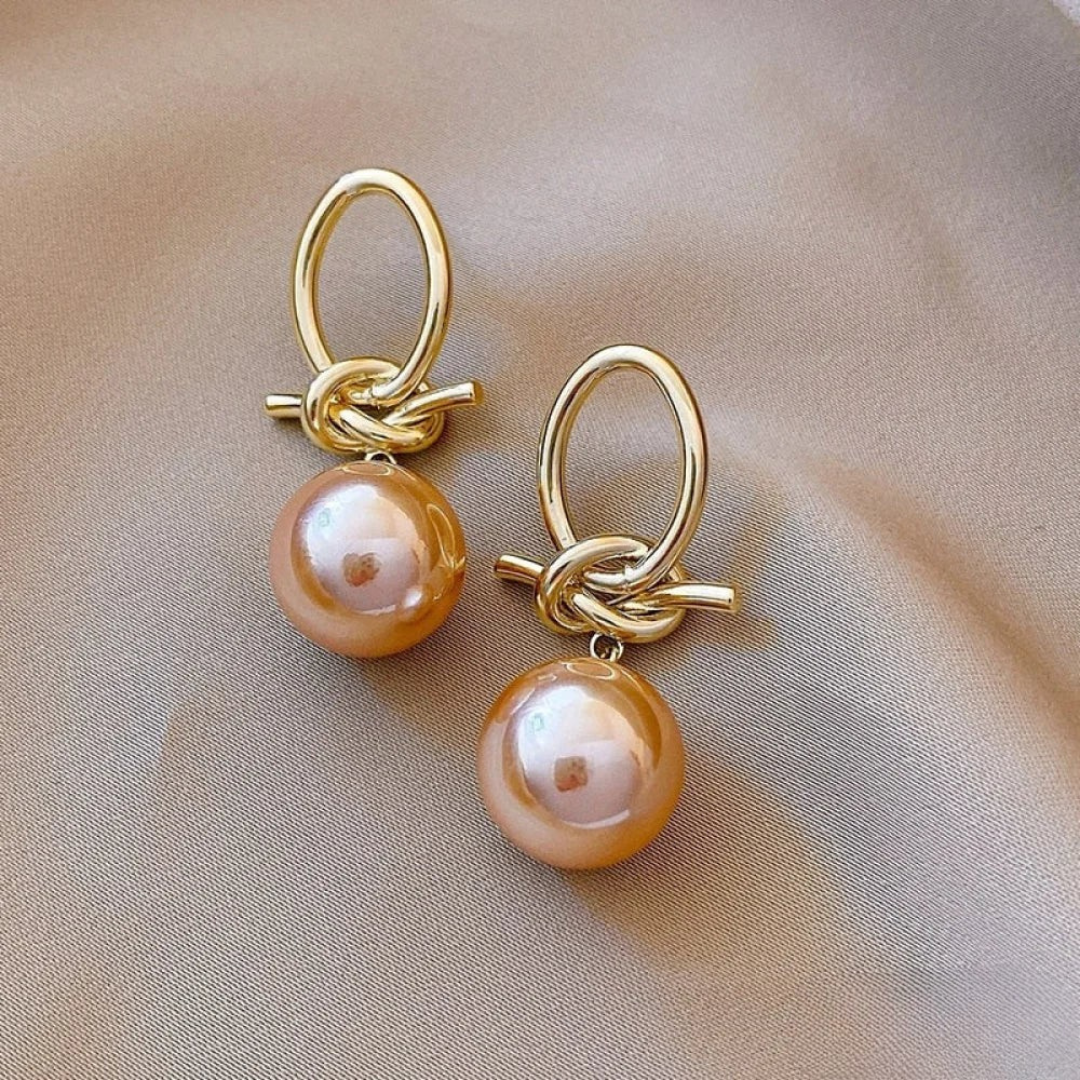 Boucles d'oreilles sophistiquées en perle pour un look intemporel
