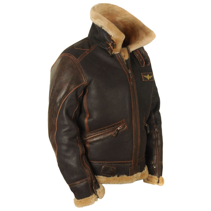 Maverick - Manteau En Cuir Élégant
