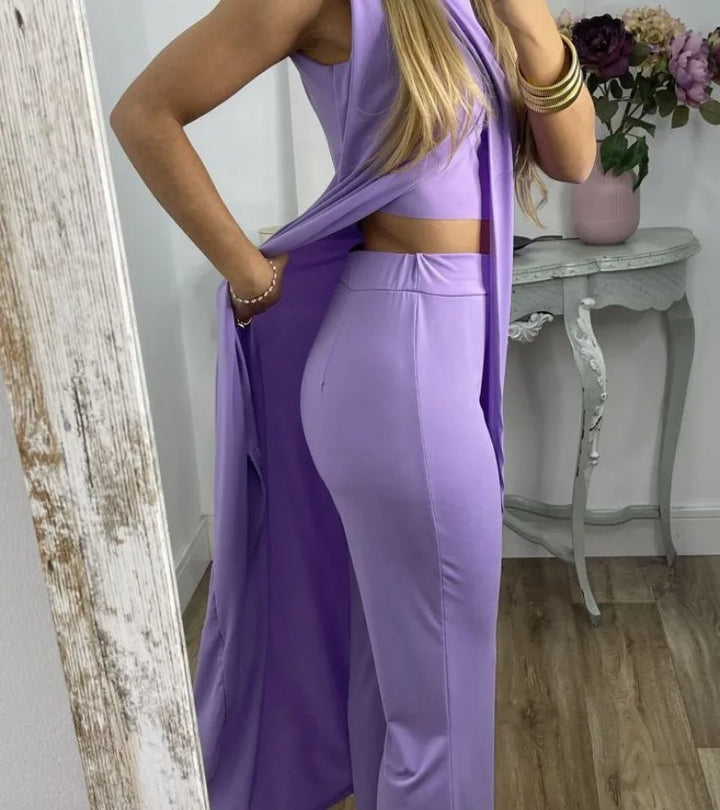 Flavia - Ensemble Chic Sans Manches