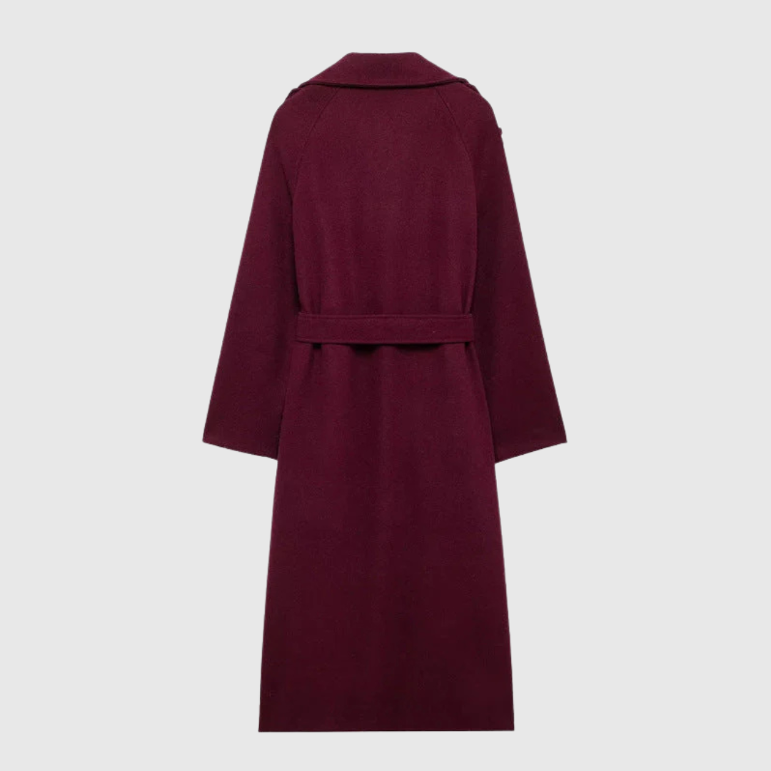 Merone™ – Manteau Classique Élégant Bordeaux