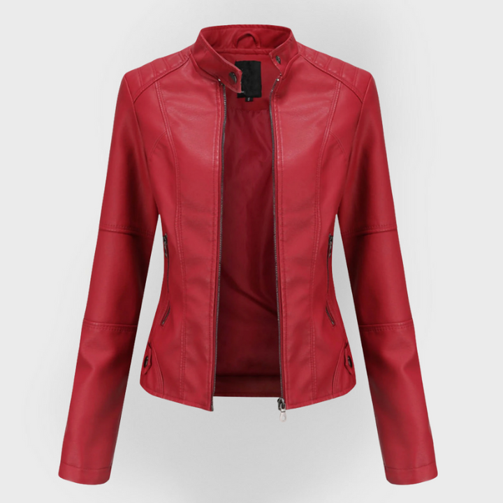 Veste en cuir style moderne