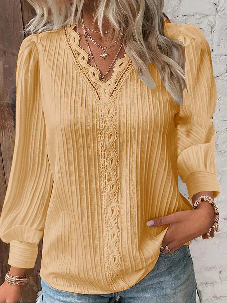 Lilly - Élégante Blouse Plissée