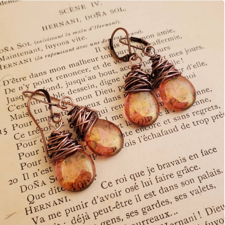 Moira - Boucles d'oreilles Élégantes Firefly Vintage