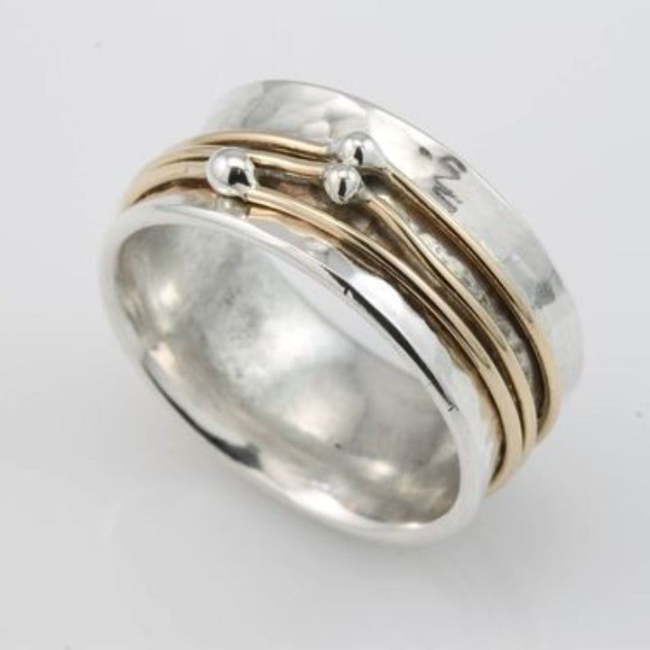Shine - Bague plaquée or en argent pour un éclat élégant