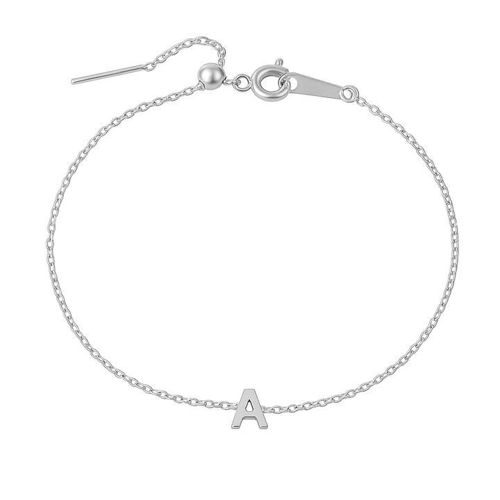 Bracelet initial Vita Signa - Personnalisé et bijou élégant pour toutes les occasions
