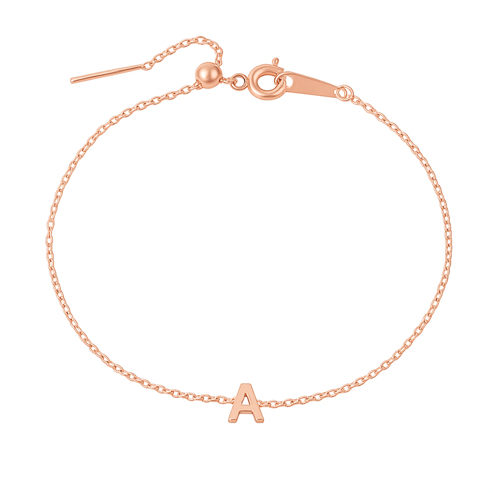Bracelet initial Vita Signa - Personnalisé et bijou élégant pour toutes les occasions