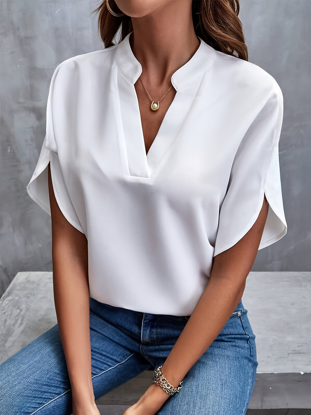 Vivian - Élégance Polyvalente Blouse