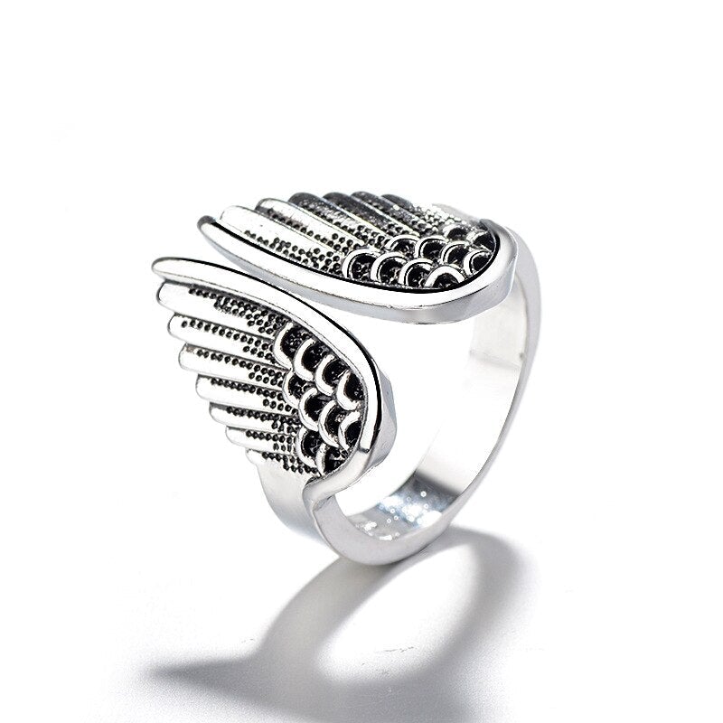 Anneau d'Ange Ajustable en Argent Sterling 925 pour un Style Élégant