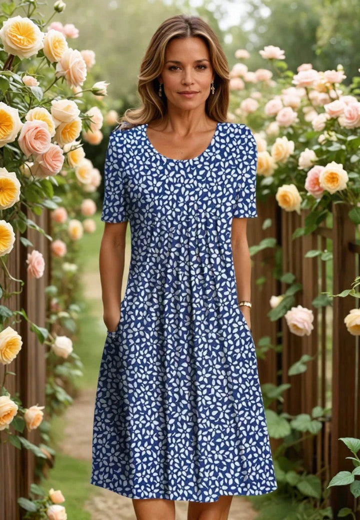 Celeste - Robe Midi Aérée Élegante