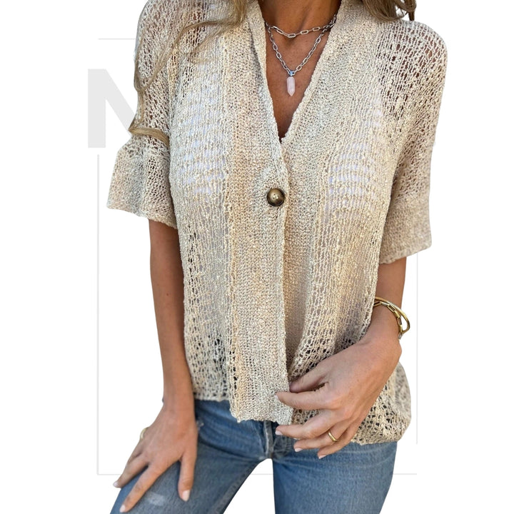 Claire - Gilet Aéré Élégant