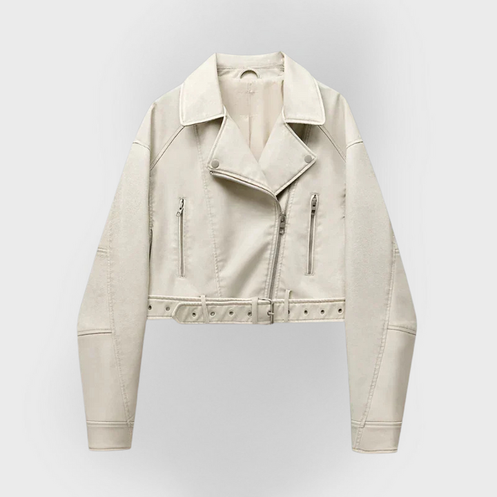 Veste polyvalente en cuir de qualité