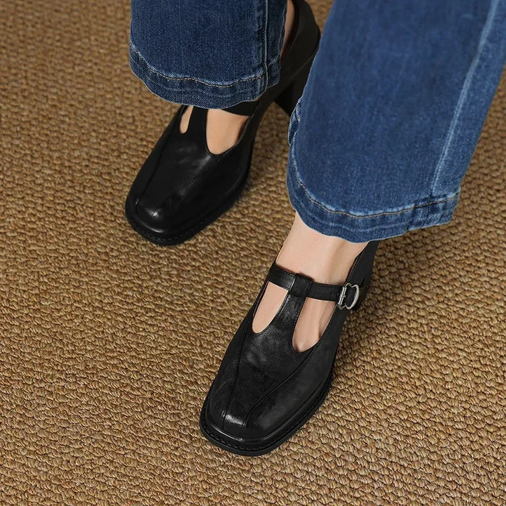 Camélia - Élégante Chaussure en Cuir