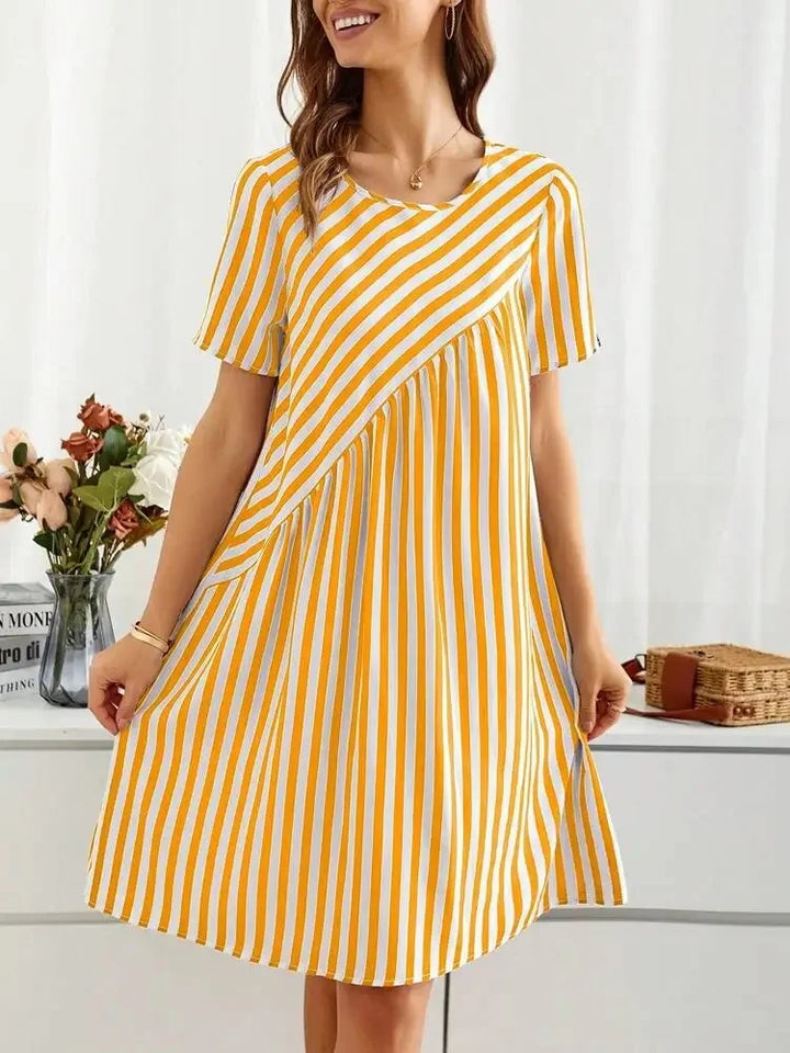 Clara - Robe Rayée d’Été