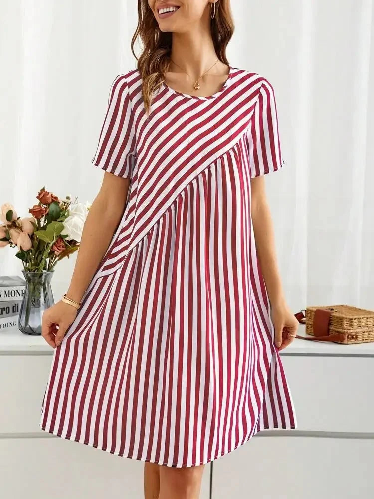 Clara - Robe Rayée d’Été