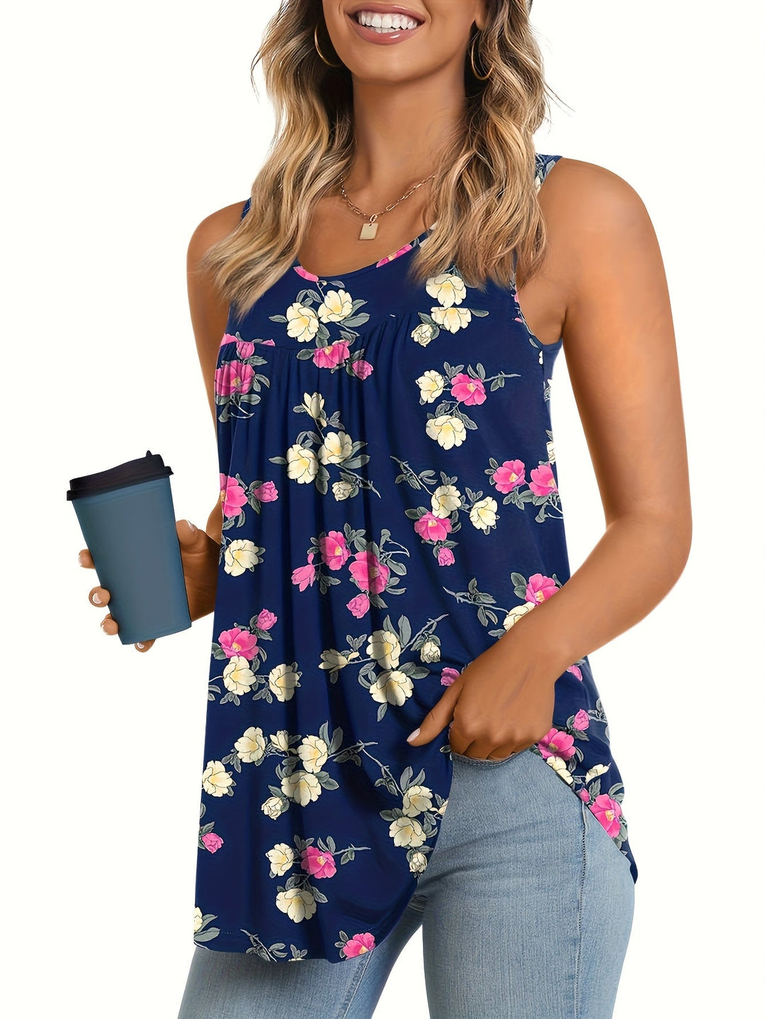 Eline - Chemisier Floral Léger