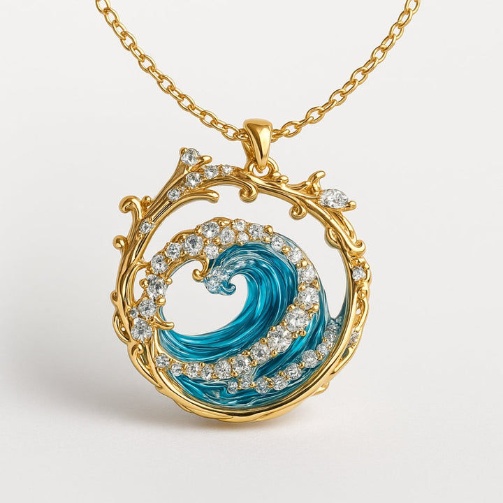 Collier Élégant des Serments de la Mer – Soulignez votre amour pour l'océan