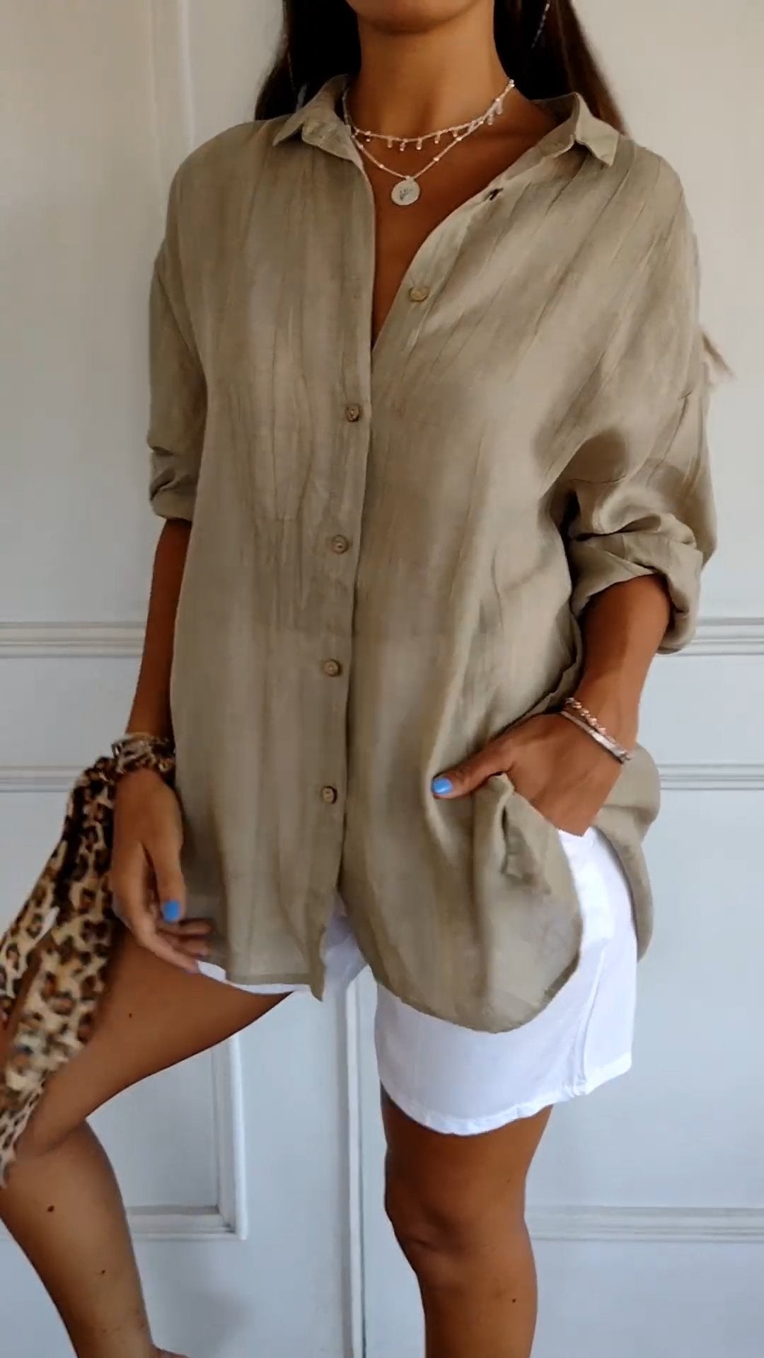 Krisha - Blouse Oversized Élégante