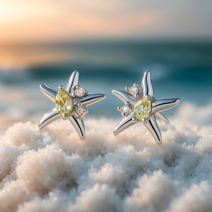 Coralia Élégants Boucles d'Oreilles Stella Marina - Bijoux Uniques pour un Look Coastline Wow