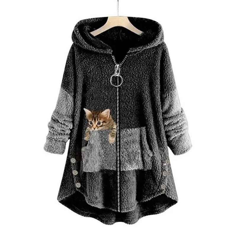 Agnes - Hoodie Peluche Élégante
