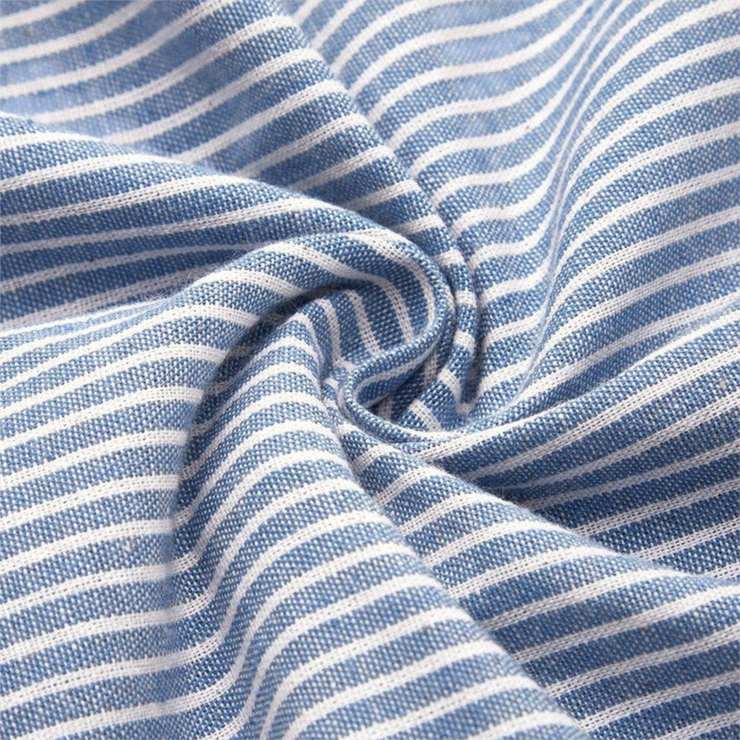 Mirone - Robe midi à rayures en coton