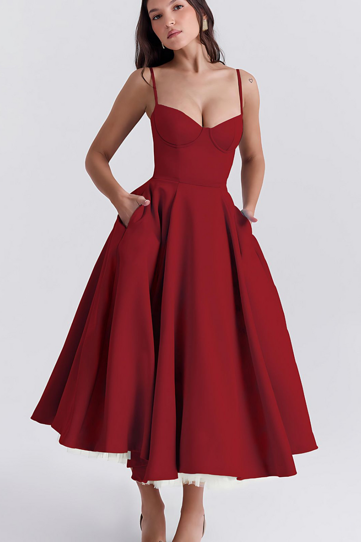 Louane - Élégante Robe Midi