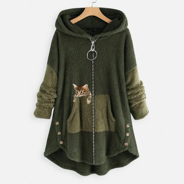 Agnes - Hoodie Peluche Élégante