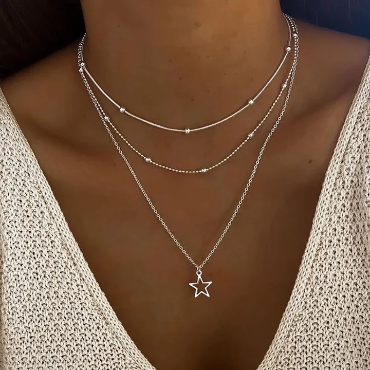 Collier pendentif étoilé élégant et intemporel - Parfait pour toutes les occasions