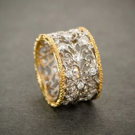 Bague Ivy Élégante avec Zirconium Vintage pour un Style Raffiné