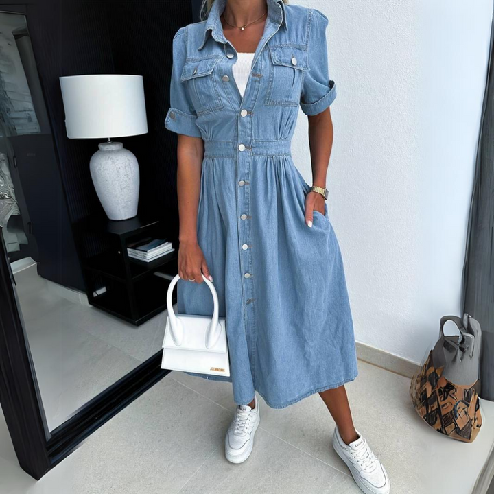 Celine - Élégante Robe En Jean