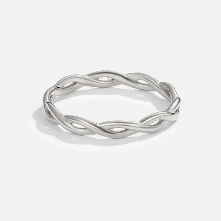 Bague tournante en argent 18 carats avec symbole Infini – Élégance et style inégalés