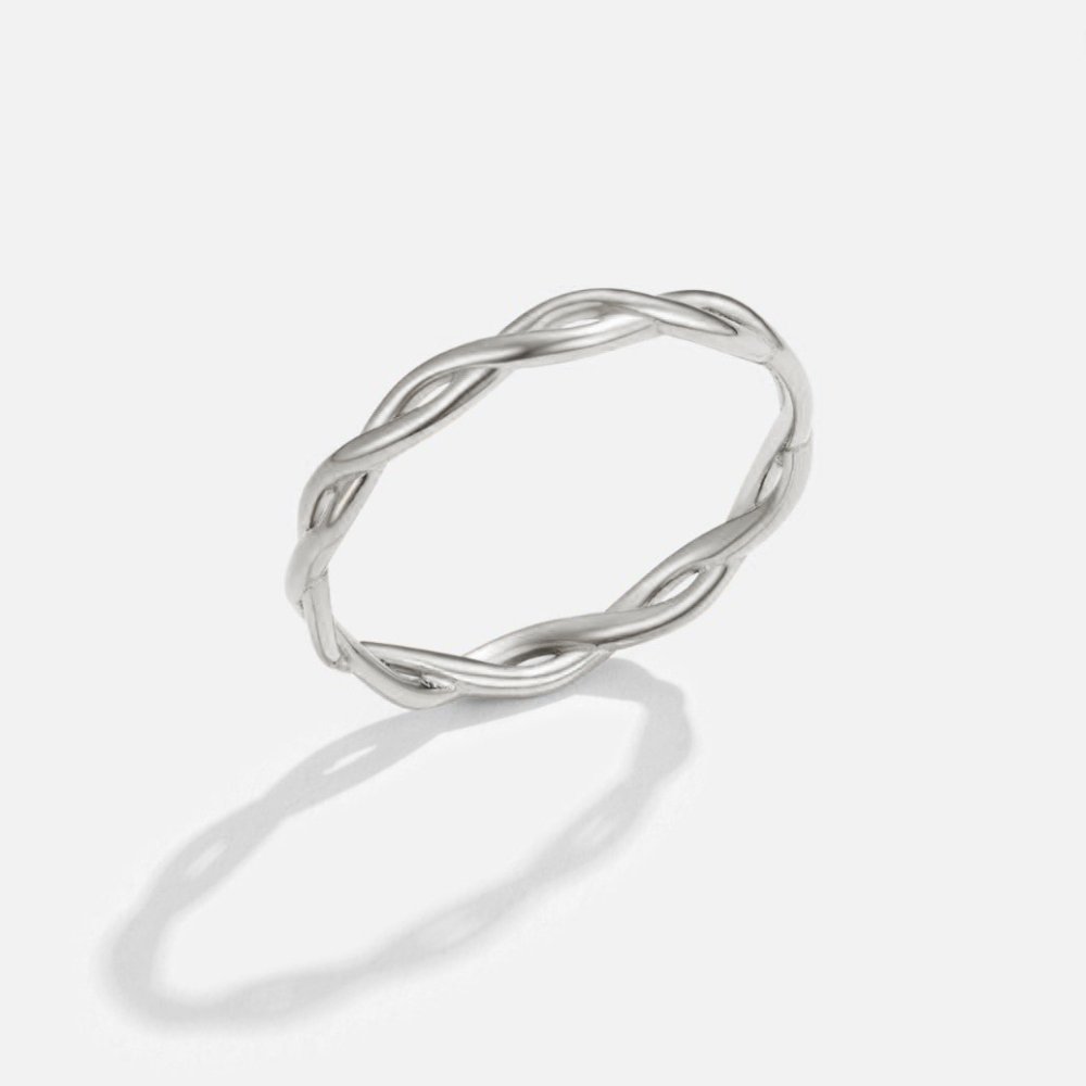 Bague tournante en argent 18 carats avec symbole Infini – Élégance et style inégalés