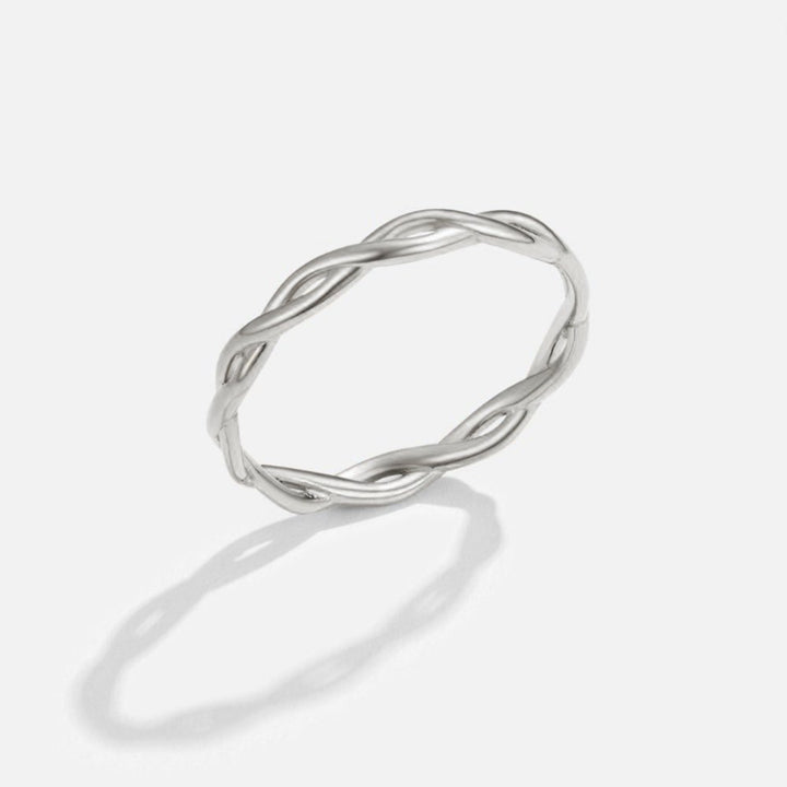 Bague tournante en argent 18 carats avec symbole Infini – Élégance et style inégalés