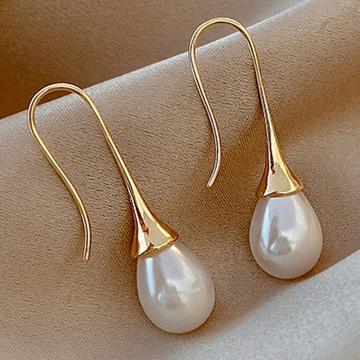Boucles d'oreilles classiques en perles originales Helena