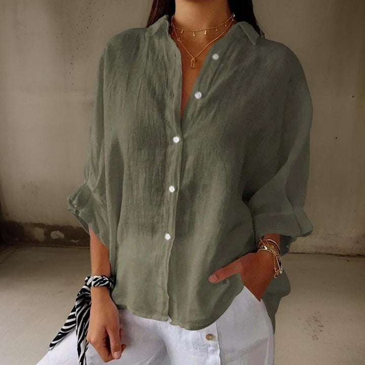 Linda - Élégante Blouse En Lin