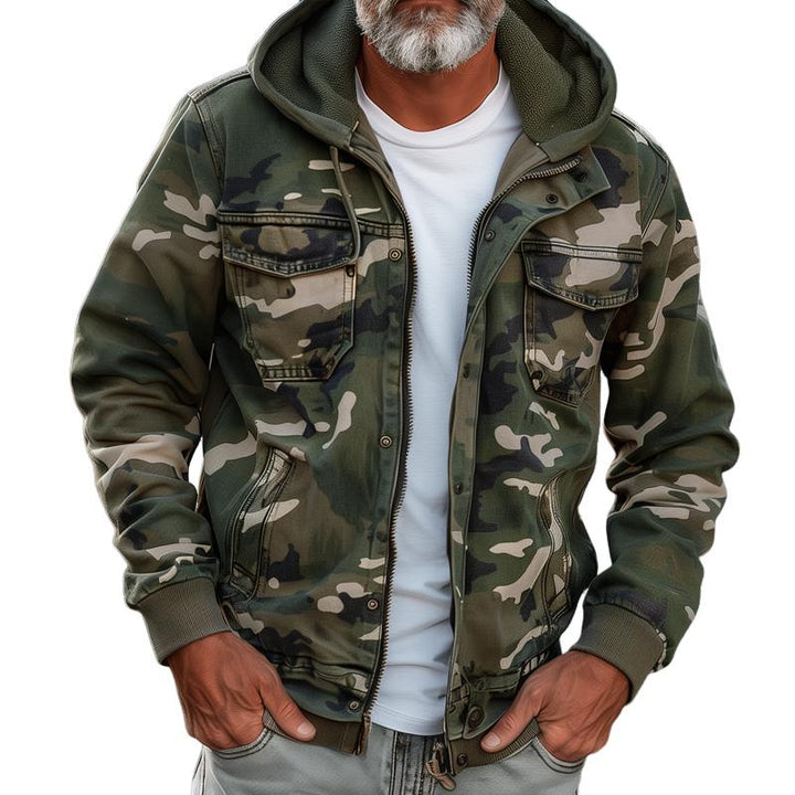 Fabian - Veste Cargo Camouflage Élégante