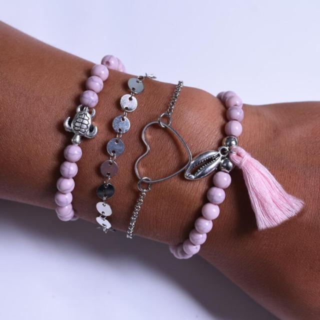 Ensemble exclusif de 5 bracelets uniques et haut de gamme