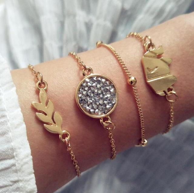 Ensemble exclusif de 5 bracelets uniques et haut de gamme